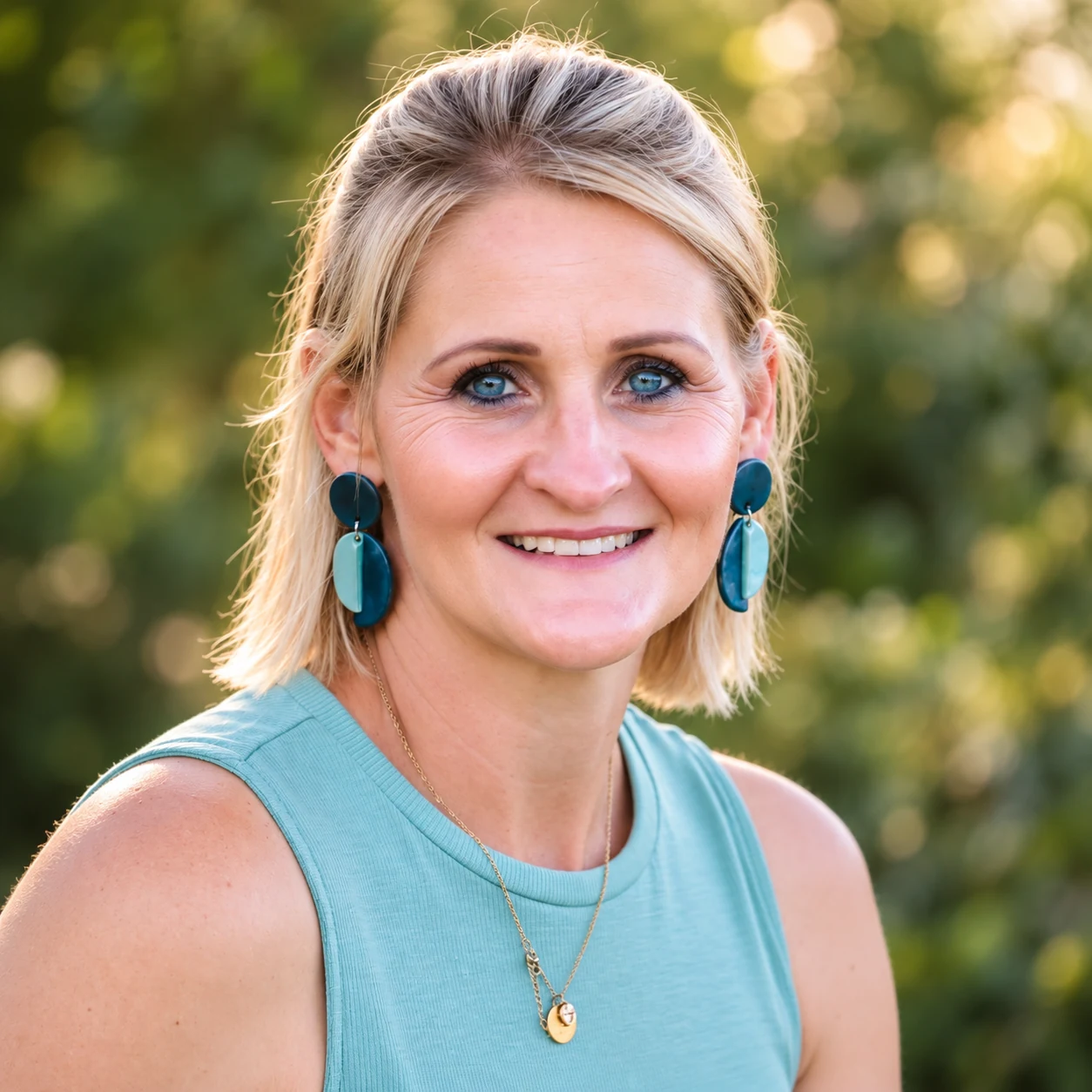 Portrait of Marilet Coetzee, founder of Mosaic Creative Designs